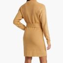 Charles Henry NEW  Long Sleeve Belted Mini Sweater Dress in Camel - size M Photo 1