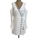 Alexis  Ivory Long Sleeve Button Front Mini Dress size Small Photo 3