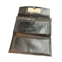 Liz Claiborne VINTAGE  Women's Black Leather Wallet With Multiple Card Slots & Sn Photo 3