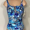 Gottex New.  cheetah and snake print lace up swimsuit. MSRP $228. Size 10 Photo 6