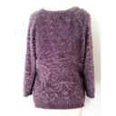 Nine West NWT  Fuzzy Soft Brushed Knit Pullover Sweater Purple Sz M Photo 1