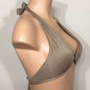 Kenneth Cole  gold lame’ push up bikini top. 32 B/C. NWT Photo 2