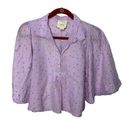 Anthropologie Maeve Small Purple Blouse Photo 0