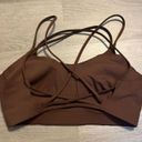 Aerie  Offline Brown Padded Sports Bra Size Small Photo 1