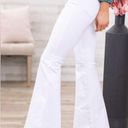 Cello NWT  White Pull On Front Seam Flare Jeans size small Photo 0