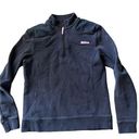 Vineyard Vines  Shirt Womens Small Shep Sweatshirt Partial Zip Pullover Blue Photo 0