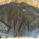 Nike Cropped Crew Neck Sweatshirt Photo 0