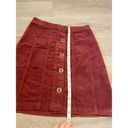 Pilcro and the Letterpress  Anthropologie High Rise Corduroy Skirt Size 0 Photo 1