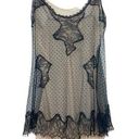 Victoria's Secret Victoria’s Secret Vtg 90s black nude lace chemise slip gown L Photo 0