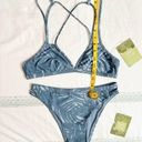 Billabong NWT Sporti x Stef Corgel Isla Palm Shadow Bikini Set - Dusk Blue - M/M Photo 11