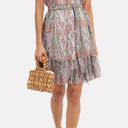 Zimmermann EUC $595  100% Silk Paisley Ruffle Belted Mini Dress Photo 0