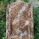 Chico's Chico’s Animal Print Zip Up Velour Jacket/Sweatshirt Small/Medium (1) EUC! Photo 1