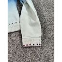 vintage 90s y2k zana di ombre jean denim jacket embellished rhinestone studs L Size L Photo 10