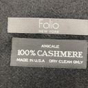 Folio New York 100% Cashmere Fringed Scarf Photo 2