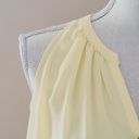 Violet+Claire  yellow halter tank size small Photo 1