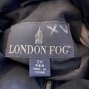 London Fog  Down Fur Trim Hood Coat Charcoal Gray 2X Regular Photo 1