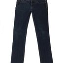 DL1961  Jeans Womens 0 24" Tory Slim Straight Crop Dark Wash Whiskering Low Rise Photo 0