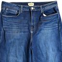 L'Agence  Whitney Mid Rise Wide Leg Cropped Jean Size 32 Photo 5