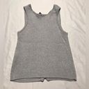 The Moon  & Madison Women’s Gray Ribbed Cropped Tank Top Size M Photo 4