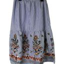 Magic  Aline Embroidered Elastic Waist‎ Skirt Size Small Photo 0