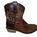 Dingo Vintage  Brown Genuine Leather Embroidered Boho Coastal Cowgirl Boots 6 Photo 3