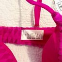 Good American  Pink Jacquard BikiniTop Demi Cup Size 3 Large L NWT Photo 3