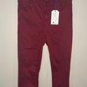 Cello Burgundy High Rise Super Skinny Size 11 Photo 3