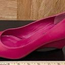 Jil Sander Fuchsia Leather Wedge Pump Size 39 Photo 7