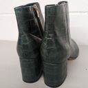 Marc Fisher New  green textured pointed toe ankle boots booties jelly sz 8.5 1/2 Photo 6