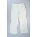 St. John Collection FLAWS-  White Wide Leg Straight Pants Jeans Size 10 Cotton Photo 3