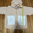 Cole Haan  Grand.OS Hooded Track Jacket Full Zip Soft Shell Peach Color Medium Photo 5