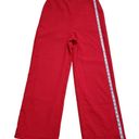 Lulus  Pants Womens Large Red High Waisted Trouser Wide Leg Pockets Office Photo 10