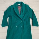 Vintage Lined Green Wool Forecaster Trench Coat Made in USA Size M Photo 1