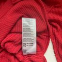 We The Free FP North Shore Red Waffle Knit Oversized Top Photo 10