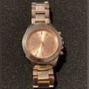 Sociology  Womens Rhinestone Accented Sunray Dial Rose Gold Watch Photo 1