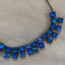 Whimsygoth Blue Black Rhinestone Choker Necklace Photo 1