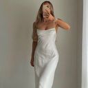 ZARA Dress midi tube slip satin wedding summer party Photo 12