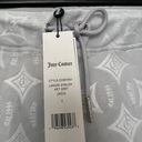 Juicy Couture Grey Silver Embossed Velour Jogger Pants Y2K NWT Photo 2