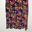 Kathie Lee Collection Vintage  Boatneck Floral Ruffle Sleeveless Sheath Dress Photo 2