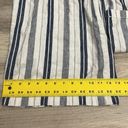 a.n.a White & Blue Stripe Linen/Cotton Blend Wide Leg Pull On Pants Size Large Photo 11