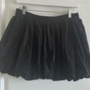 Free People  Beach Conch Key Bubble Mini Skirt Black Medium Photo 1