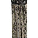 FLOWY Boho Paisley Soft Stretchy Spaghetti Strap Dress Large Black Brown Pink Photo 0