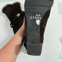 Stuart Weitzman  Womens Suede Faux Fur Lined Ankle Heeled Boots Brown Size 9.5W Photo 6