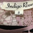 indigo. Rose Maternity dress tunic size S soft pink color roomy beautiful crochet Photo 3