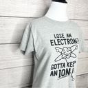 Tultex Funny Atomic Ion Electricity Science T-Shirt Women’s Size XL Photo 3