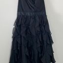 White House | Black Market  Strapless Ruffle Mini Cocktail Dress Photo 0