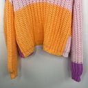 Wild Fable  Chunky Sweater Sherbet Crop Open Cardigan long sleeves open front XL Photo 11