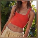 Free People Movement NWOT  On The Radar Longline Bra - Orange - XS/S Photo 2