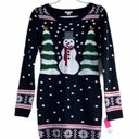 Xhilaration Black Knit Christmas Sweater Dress Photo 0