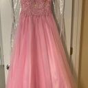 Angela and Alison  Pink Ball gown  Photo 1